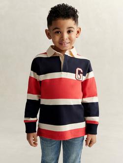GANT Kids' Long Sleeve Polo Shirt, Multi, Multi
