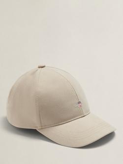 GANT Kids' Shield Cap, Oat Beige