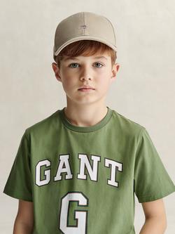 GANT Kids' Shield Cap - view 2, Oat Beige