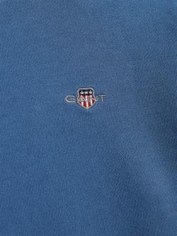 GANT Kids' Cotton Crew Neck Sweatshirt, Salty Sea - view 2, Salty Sea