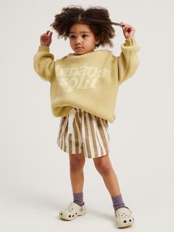 Claude & Co Baby Lori Cotton Knit Banana Jumper, Yellow, Yellow