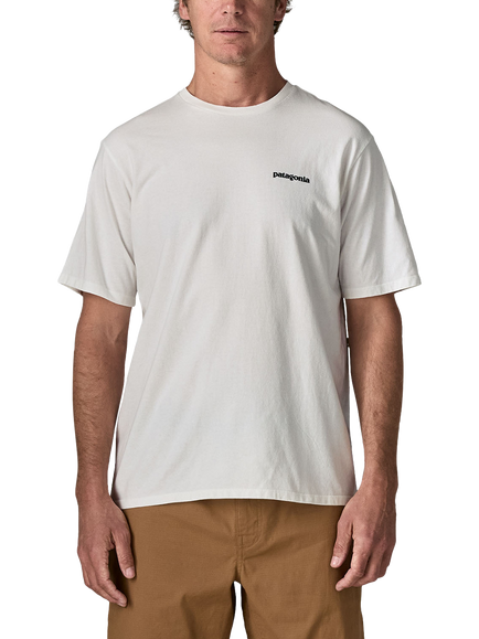 Patagonia Men's P6 Logo T-Shirt, Fiber White