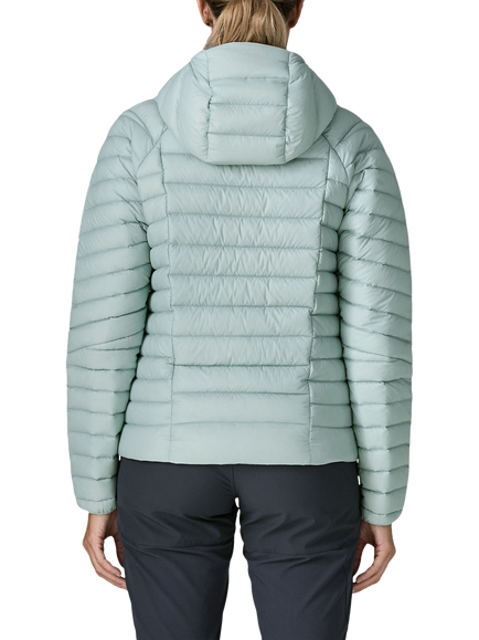 Patagonia Women's Down Sweater Hoodie Jacket, Virtually Blue - view 2, Virtually Blue