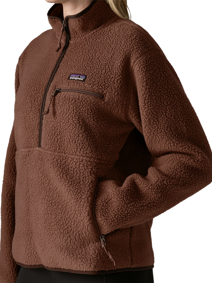 Patagonia Retro Pile Marsupial Pullover - view 2, Berm Brown
