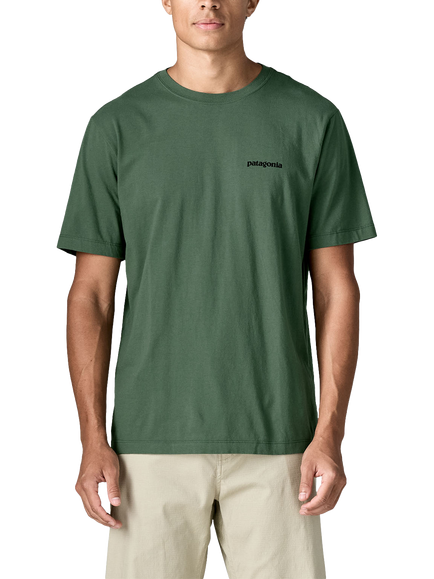 Patagonia Men's P6 Logo T-Shirt, Canopy Green, Canopy Green
