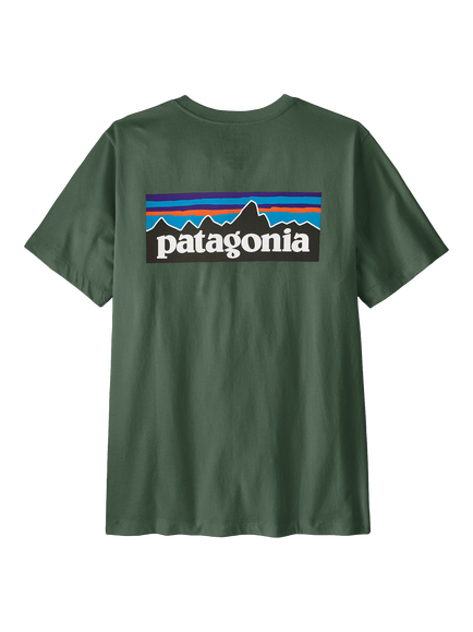 Patagonia Men's P6 Logo T-Shirt, Canopy Green - view 2, Canopy Green