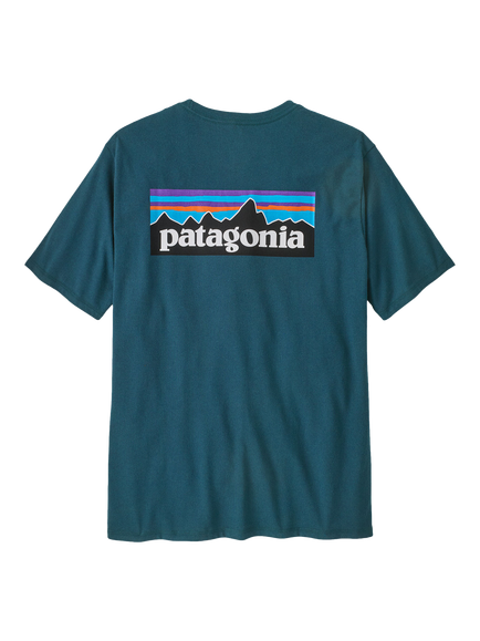 Patagonia Men's P6 Logo T-Shirt, Glacial Blue
