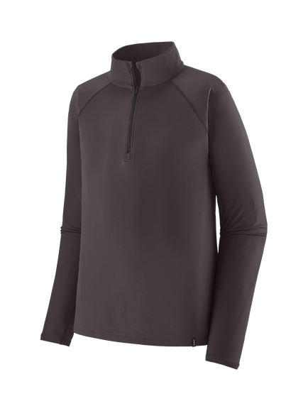 Patagonia Zip Neck Baselayer, Ink Black, Ink Black