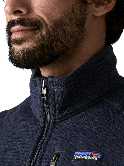 Patagonia Men's Full Zip Sweater Vest, New Navy - view 2, New Navy
