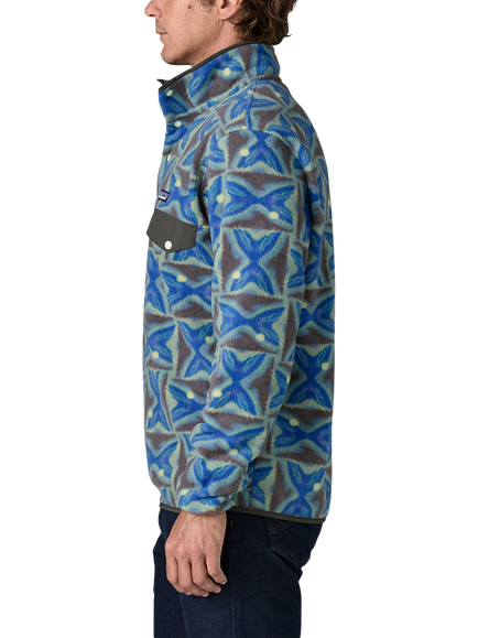 Patagonia Men's Lightweight Synchilla Snap-T Fleece, Freeze Forge Grey - view 2, Freeze Forge Grey
