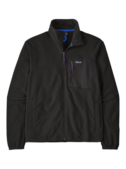 Patagonia Men's Micro D Patch Pocket Fleece, Black, Black