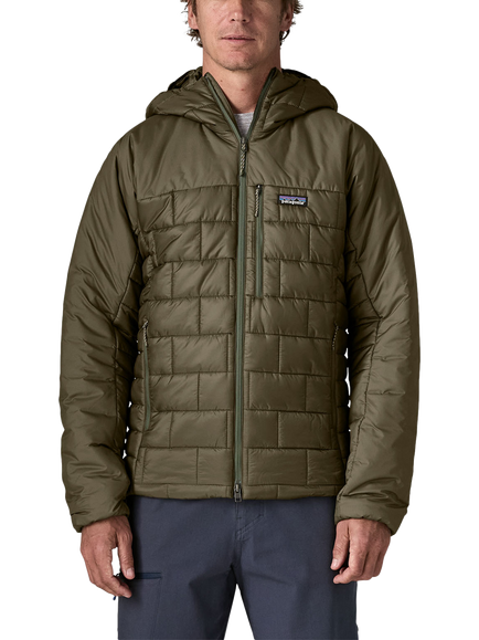 Patagonia Hi-Loft Nano Puff® Hoodie, Basin Green, Basin Green
