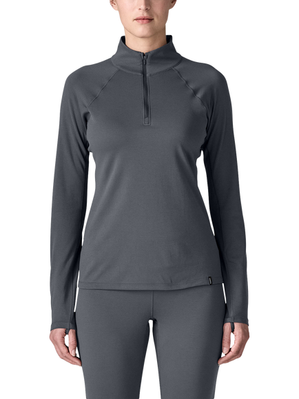 Patagonia Capilene Midweight Zip Neck Top, Smolder Blue, Smolder Blue
