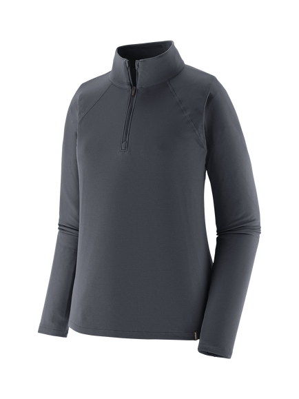 Patagonia Capilene Midweight Zip Neck Top, Smolder Blue - view 2, Smolder Blue