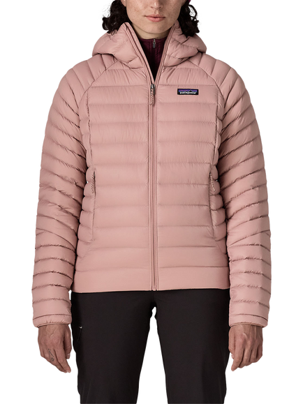 Patagonia Women's Down Sweater Hoodie Jacket, Moonrise Taupe, Moonrise Taupe