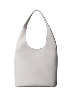 Calvin Klein Pebbled Slouchy Hobo Bag, White