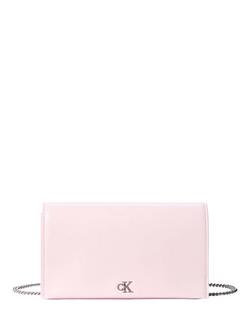 Calvin Klein CK Monogram Wallet Crossbody Bag, Light Pink, Light Pink
