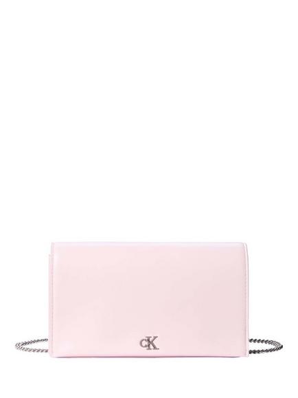 Calvin Klein CK Monogram Wallet Crossbody Bag, Light Pink, Light Pink