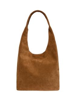 Calvin Klein Suede Slouchy Hobo Bag, Camel, Camel