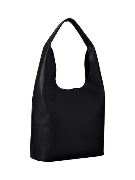 Calvin Klein Pebbled Slouchy Hobo Bag - view 2, Black