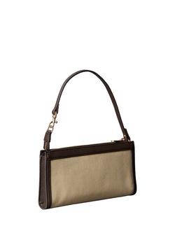 Calvin Klein CK Canvas Convertible Shoulder Bag, Khaki - view 2, Khaki