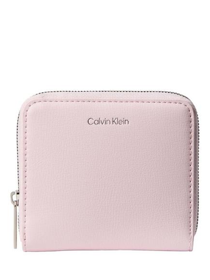 Calvin Klein Foil Logo Square Wallet, Light Pink, Light Pink