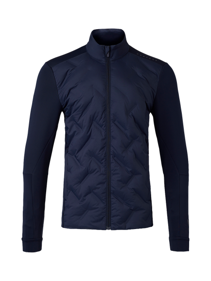 Castore Flex Long Sleeve Hybrid Jacket, Navy/Pewter, Navy/Pewter