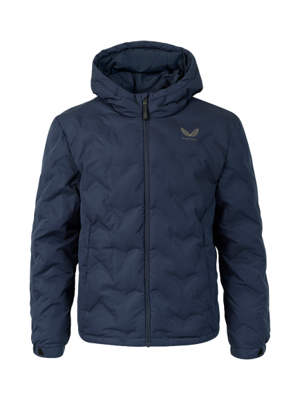 Castore Padded Hooded Jacket, Castore Navy, Castore Navy