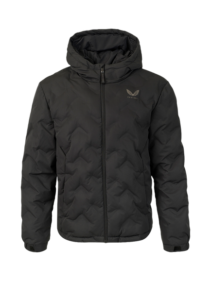 Castore Padded Hooded Jacket, Castore Black, Castore Black