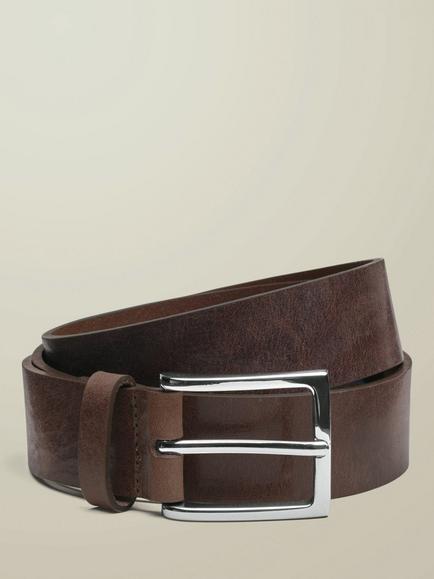 Charles Tyrwhitt Leather Belt, Brown, Brown