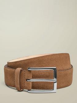 Charles Tyrwhitt Suede Belt, Tobacco Brown, Tobacco Brown