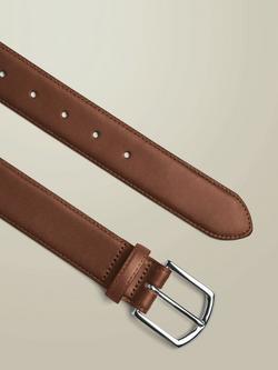 Charles Tyrwhitt Formal Leather Belt, Tan - view 2, Tan