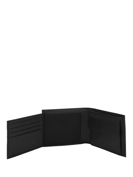 HUGO BOSS BOSS Structured Trifold Wallet, Black - view 2, Black