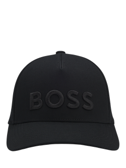 HUGO BOSS BOSS Seth Cotton Baseball Cap, Black, Black