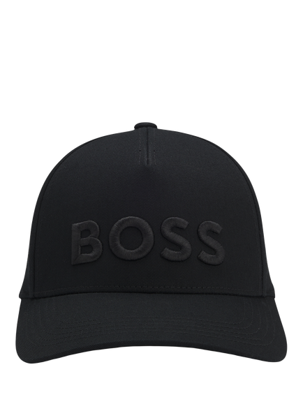 HUGO BOSS BOSS Seth Cotton Baseball Cap, Black, Black