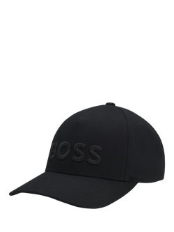 HUGO BOSS BOSS Seth Cotton Baseball Cap, Black - view 2, Black
