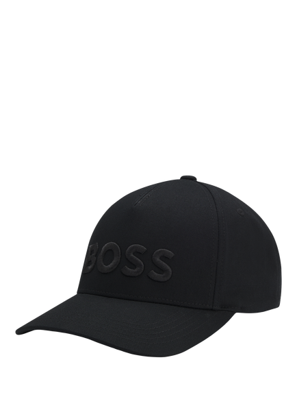 HUGO BOSS BOSS Seth Cotton Baseball Cap, Black - view 2, Black