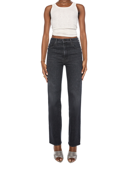 MOTHER The Rambler Zip Sneak High Rise Straight Leg Jeans, Riding The Milkyway, Riding The Milkyway