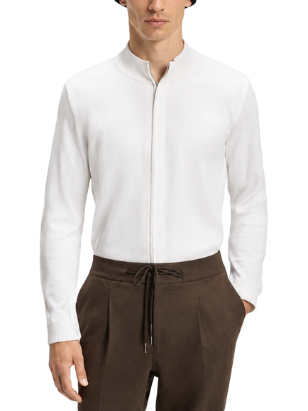 HUGO Stretch Cotton Slim Fit Shirt, Open White, Open White