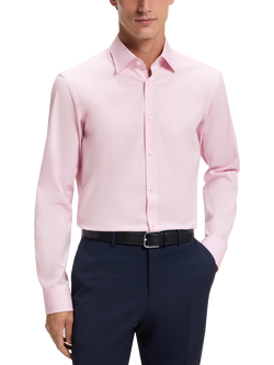 HUGO BOSS BOSS Joe Cotton Blend Shirt, Light Pink, Light Pink
