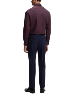 HUGO BOSS BOSS Joe Cotton Blend Shirt, Red - view 2, Red