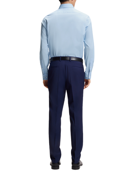 HUGO BOSS BOSS Joe Cotton Blend Shirt, Pastel Blue - view 2, Pastel Blue