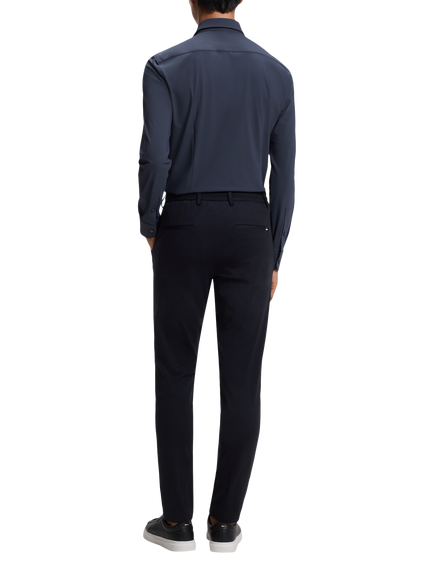 BOSS Black Performance Slim Fit Shirt, Open Blue - view 2, Open Blue