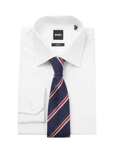 HUGO BOSS BOSS Silk Blend Tie, Open Red - view 2, Open Red