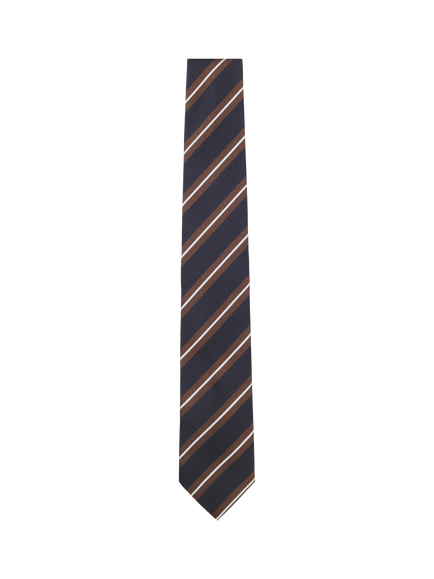 BOSS Silk Rich Tie, Dark Brown, Dark Brown