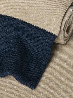 Charles Tyrwhitt Cotton Rich Polka Dot Design Socks, Stone - view 2, Stone