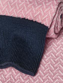 Charles Tyrwhitt Herringbone Cotton Rich Socks, Pink - view 2, Pink