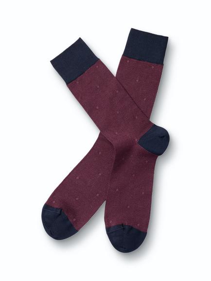 Charles Tyrwhitt Cotton Rich Socks, Dark Pink, Dark Pink