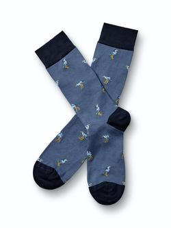 Charles Tyrwhitt Cotton Rich Socks, Denim Blue, Denim Blue