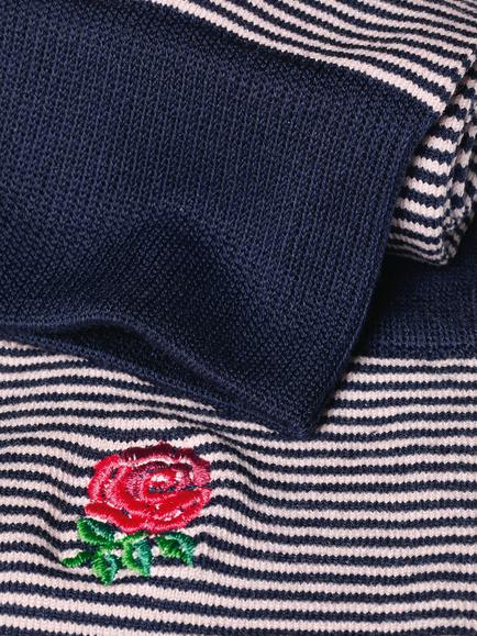 Charles Tyrwhitt Cotton Rich Socks, Pink/Navy - view 2, Pink/Navy